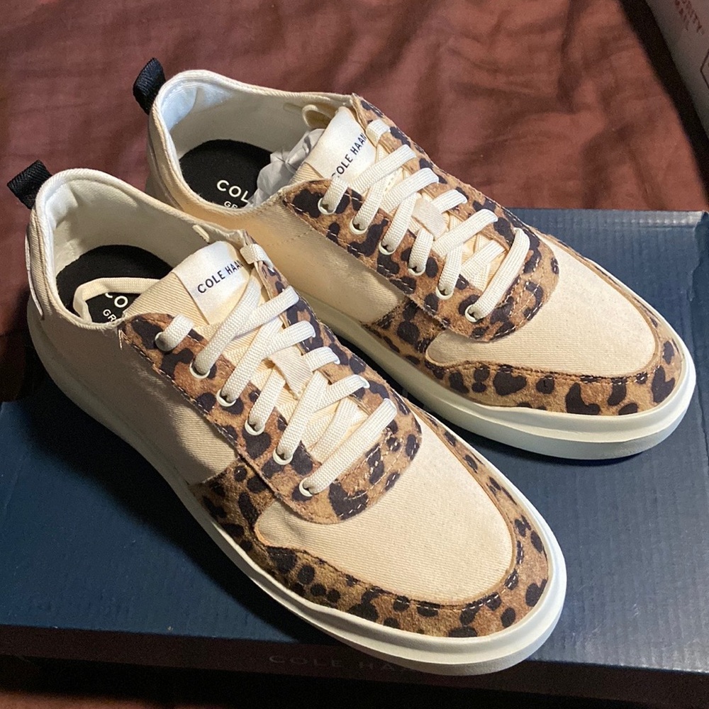 Laced Canvas Sneakers by Cole Haan Brand.  NIB!